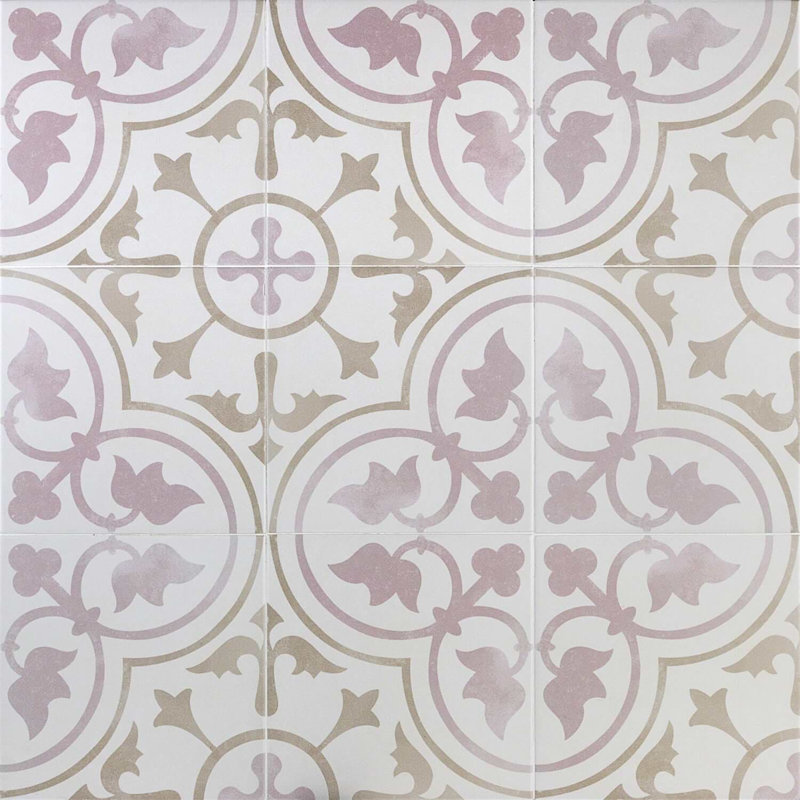 Bella 9x9 Matte Porcelain Tile, Tate