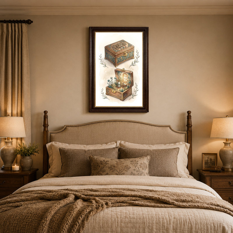Art mural en toile Steampunk, H 24 po x l 16 po