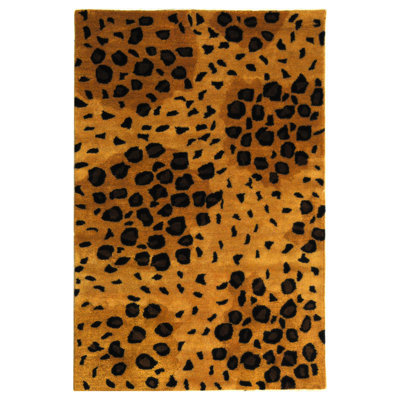 Tapis en laine et viscose touffetés à la main Nonia