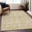 Premium Machine Washable Prisco Gold Rug-2043951502
