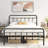 Kempst Queen Size Bed Frame with Headboard and Footboard, Classic Metal Platform Bed Frame, Mattress Foundation with Heavy Duty Metal Slats Support, No Box Spring Needed, Noise-Free-2129857997-2116301730