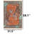 Bengal Majesty Oriental Tiger Orange/Green Area Rug