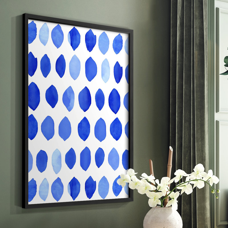 Abstract CDXIV Framed Print - Ready To Hang, 20" H x 16" W, Black