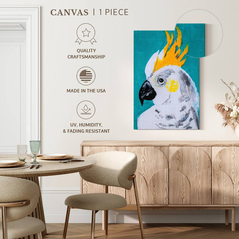 Bruyant comme un cacatoès, H 36 po x l 24 po