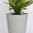Finley Modern Recycled Plastic Indoor/Outdoor Round Vertical Planter-2063646830