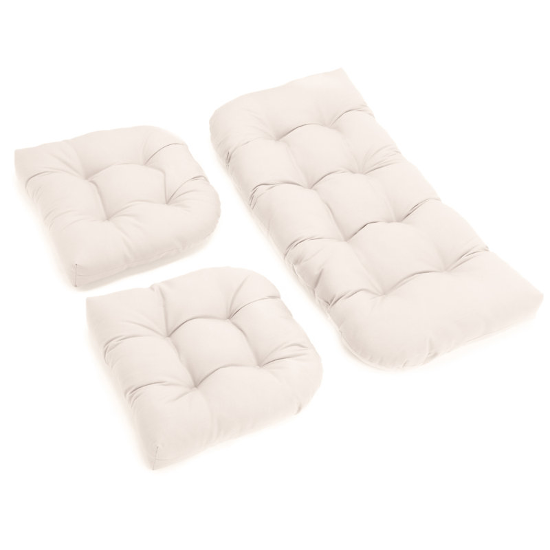 Coussin de siège de causeuse d'intérieur 5 po, Naturel