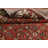 Geometric Red  Traditional Runner Rug 3x10