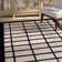 Tapis blanc / gris anthracite Makhi