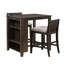 Mobilier de salle à manger rembourré en tissu 3 pièces-562059845-562059847