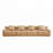 Teddy Fabric Modual Sofa,No Assembly-1932929400