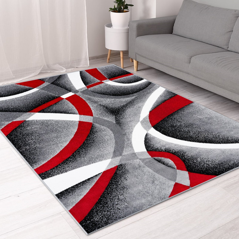 Cherine Abstract Indoor Rug, Rectangle 7'9" x 10'7"