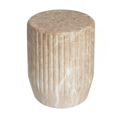 Outdoor Cicci Carved Side Table