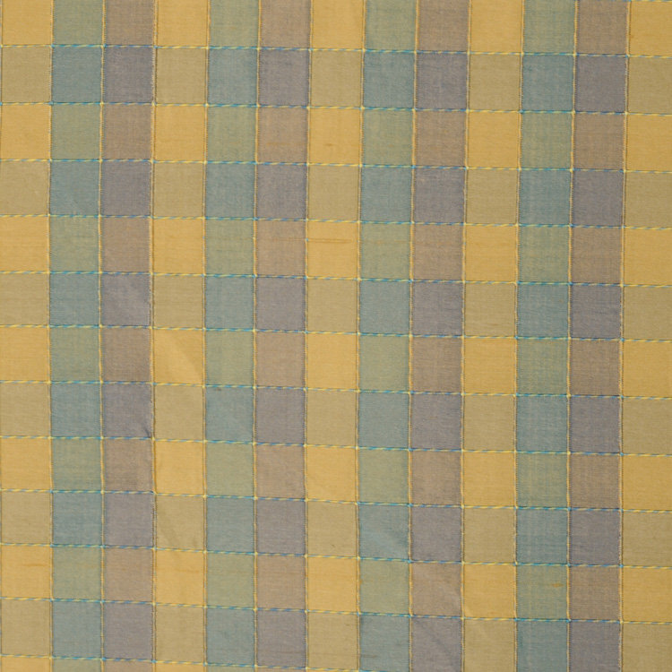 Plaid Fabric, Lagoon