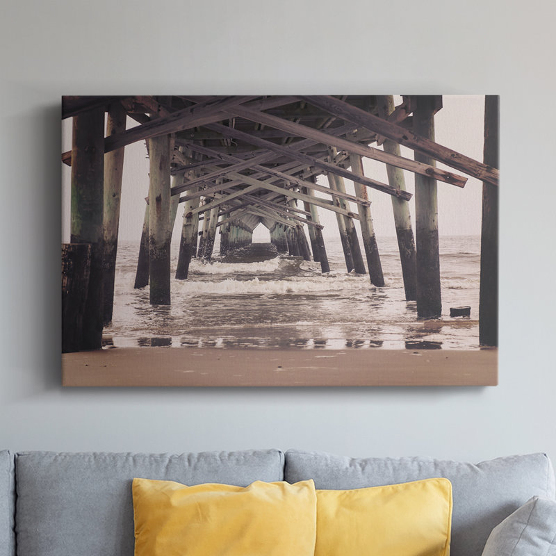 Under the Boardwalk -Gallery Wraraped Cavas, H 24 po x l 36 po