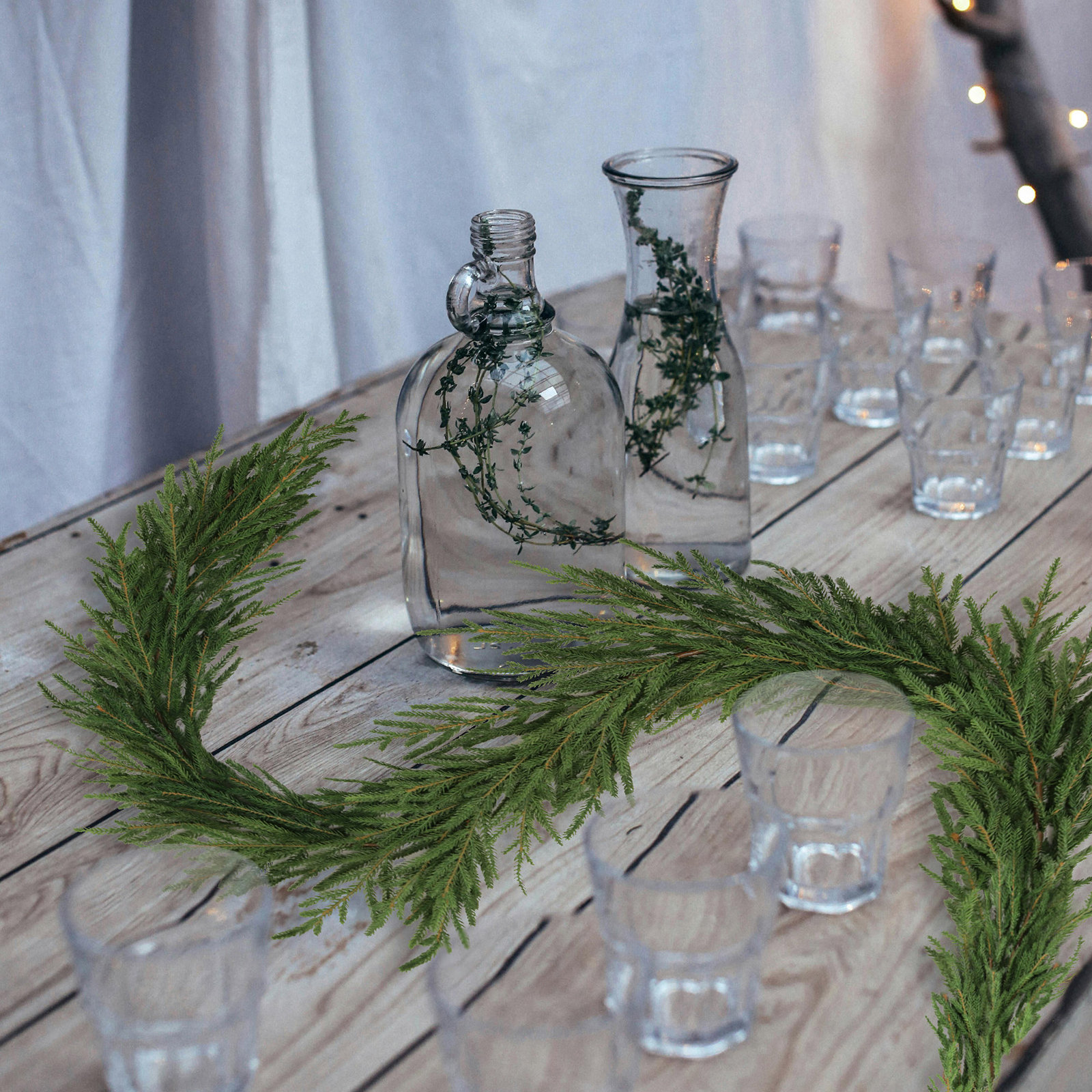 6" Frasier Fir Christmas Garland