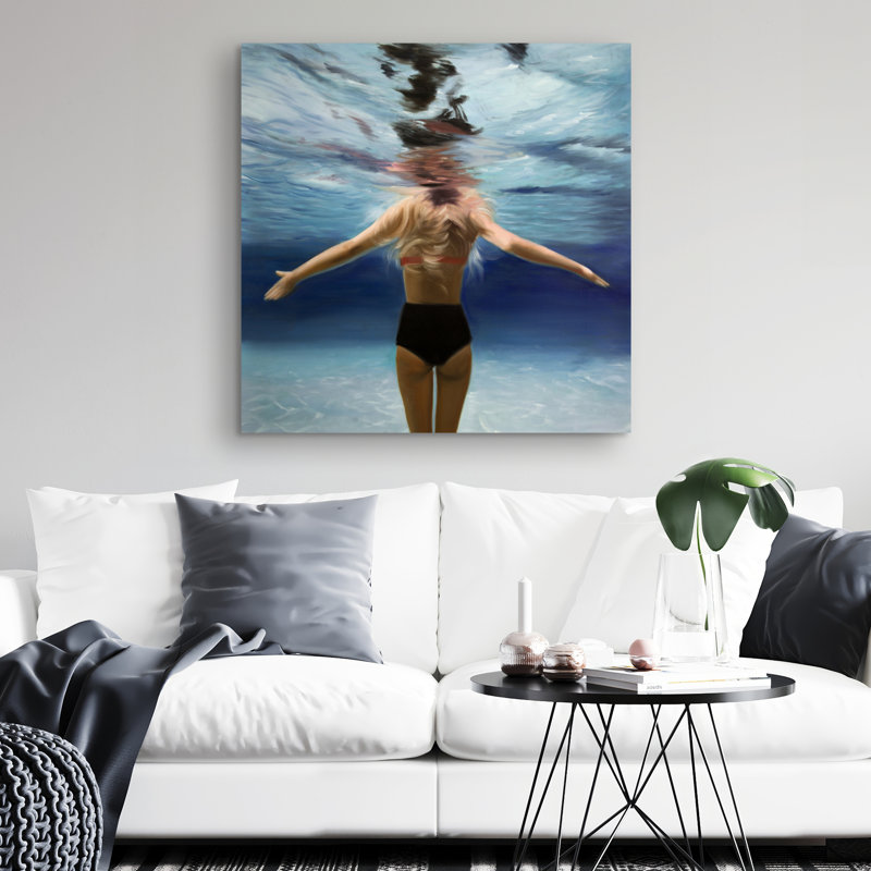 Under the sea - 32"x32" art on canvas