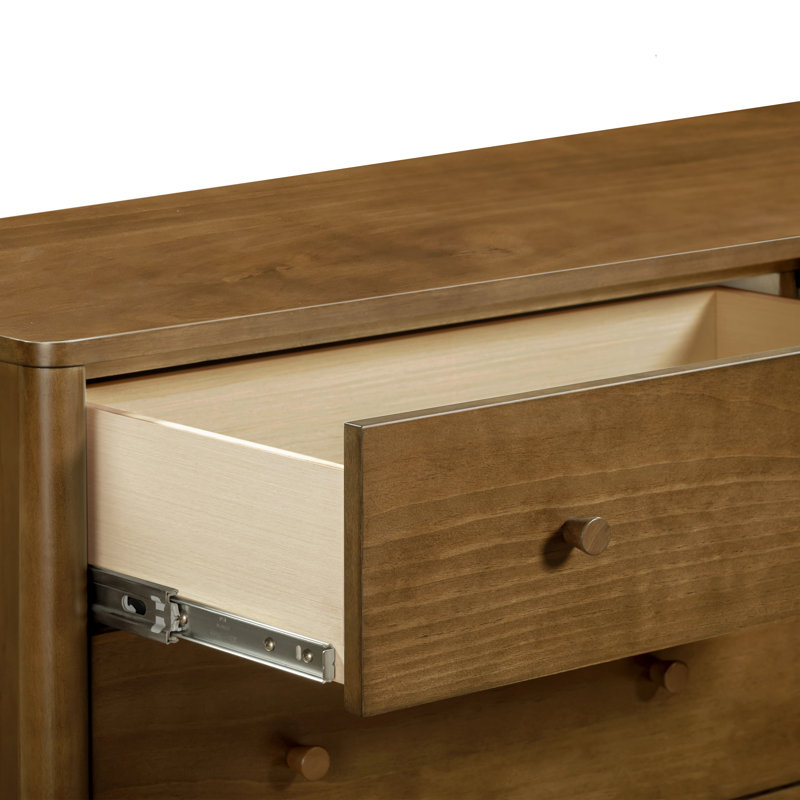 Commode 6 tiroirs Swell, Noyer naturel