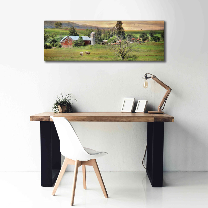 «Grazing drap» par Lori Deiter, impression sur toile tendue, L 60 po x H 20 po
