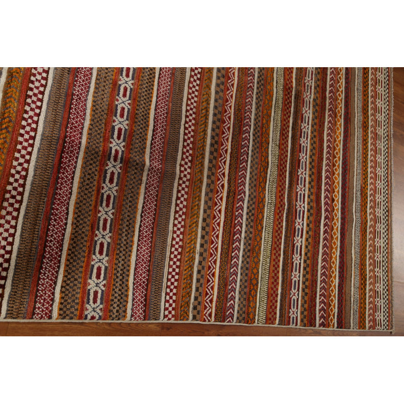 Tapis rayé Gabbeh 7 x 10
