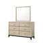 Ensemble de chambre à coucher à très grand lit 6 pièces Yadier: lit, commode, miroir, 2 tables de chevet, commode-1665208704-1676322450
