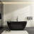 65 Inch Artificial Stone Freestanding Solid Surface Bathtub-116193086