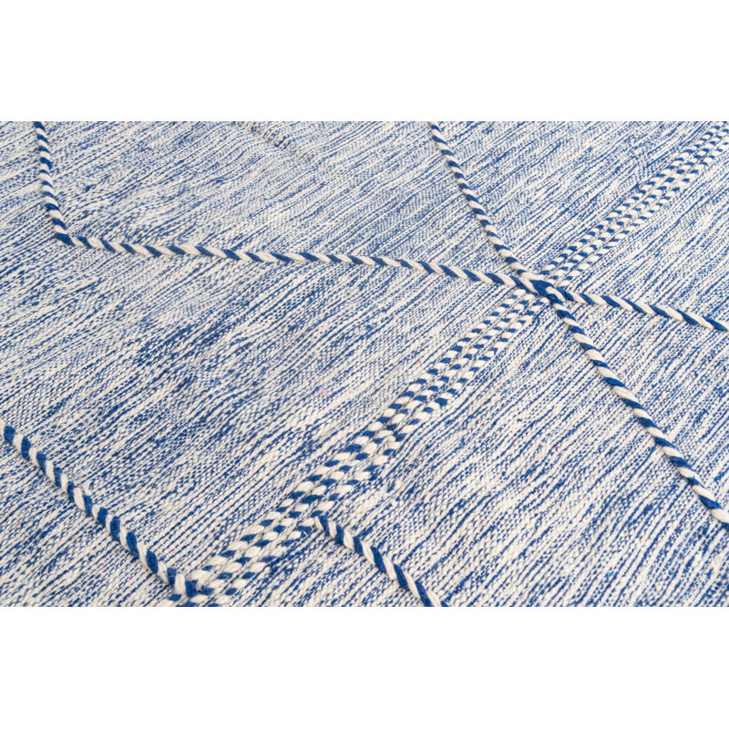 Tapis bleu Odea