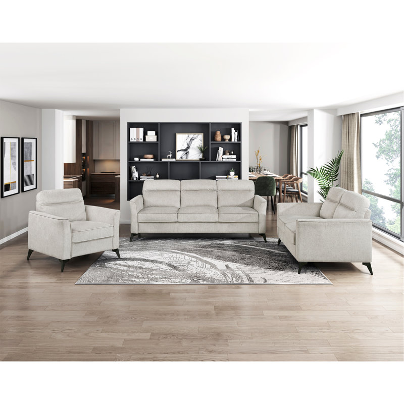 Ensemble de canapé 3 pièces Modern Living, Tan