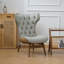 Fauteuil à oreilles capitonné Lexey-1751323382