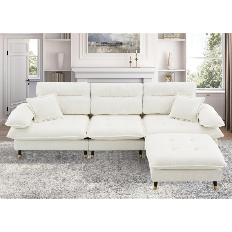L Shaped Convertible Sectional Sofa