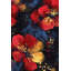Papier peint floral abstrait mural