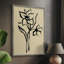 Encre florale II, impression encadrée - bois massif-389623190