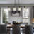 Moumen 4 - Light Dimmable Kitchen Island Modern Linear Chandelier