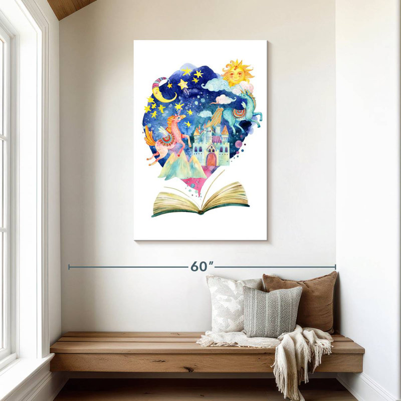 Kelan Fairy Tale Book World, 45" H x 30" W