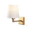 Modern Wall Lamp with Metal Body, White & Gold Finish, 11.8 x 9.4 Inches | E27 Socket, Max 40W | IP20 Rated, Includes Setup Instructions | Elegant Scandinavian Design for Home & Office Décor-703966464-703966469
