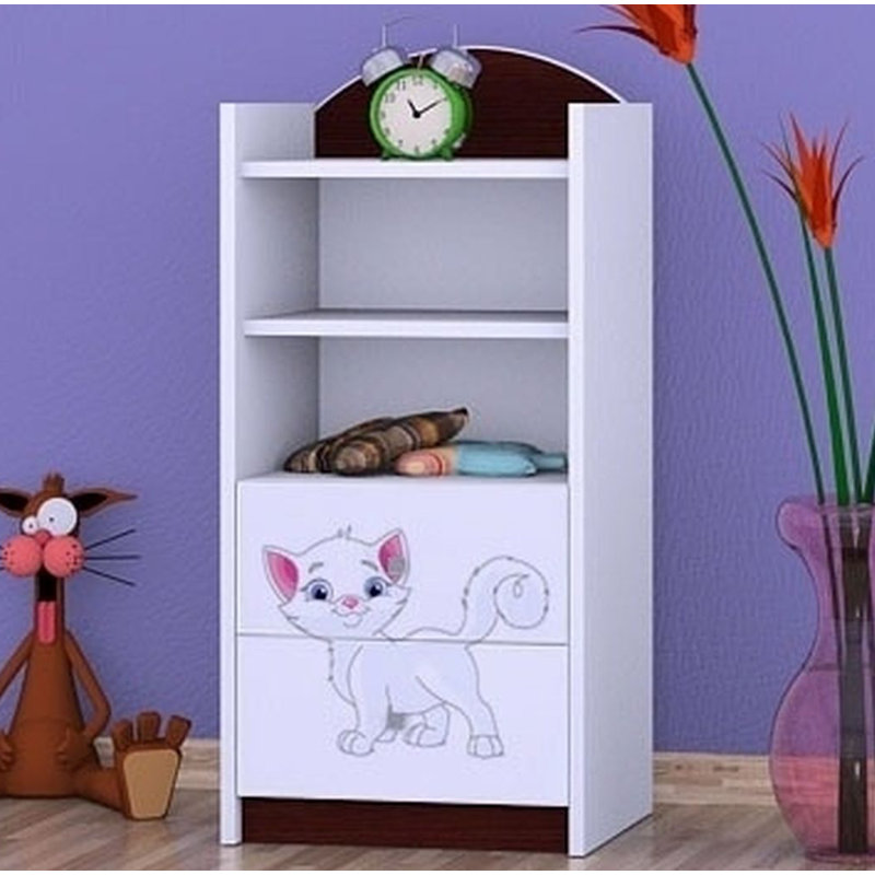 Jake 96cm H X 45cm W Animals Kids Cube, Wenge