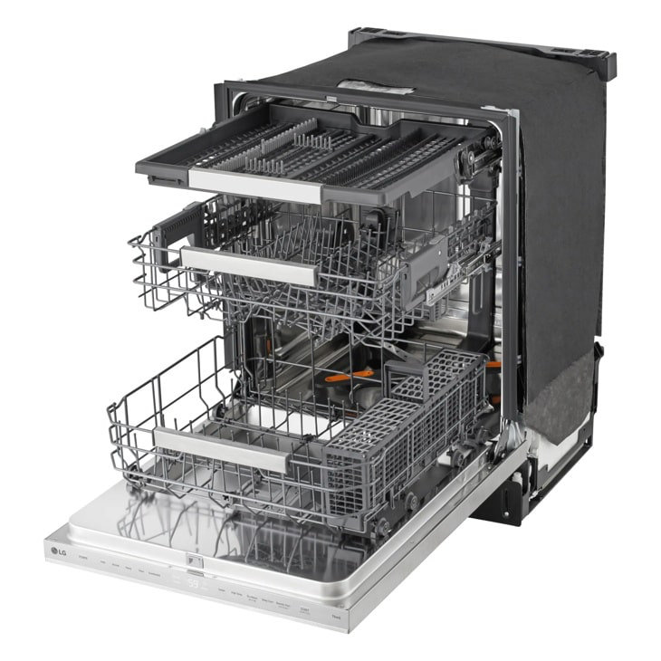 LG Front Control Smart Dishwasher with QuadWash Pro