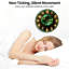 Horloge avec gemme verte et bulles