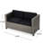Arville Loveseat with Cushions,Patio Sofa,Love Seat,Couch-313094253