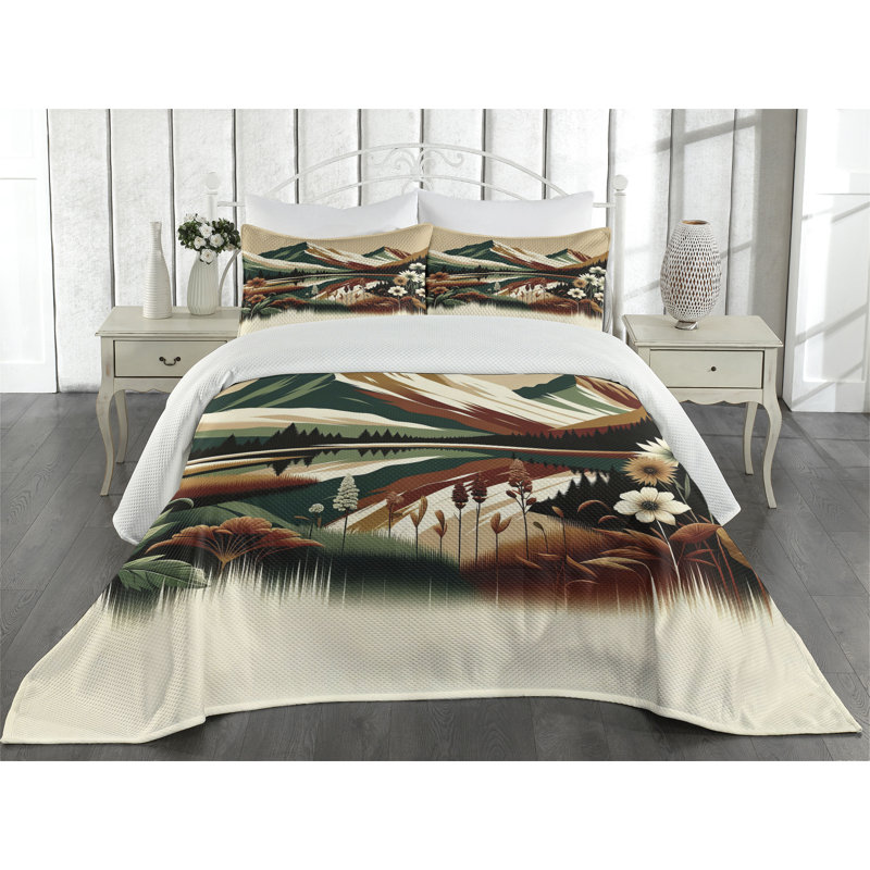 Polyester Coverlet, King Coverlet + 2 Standard Shams