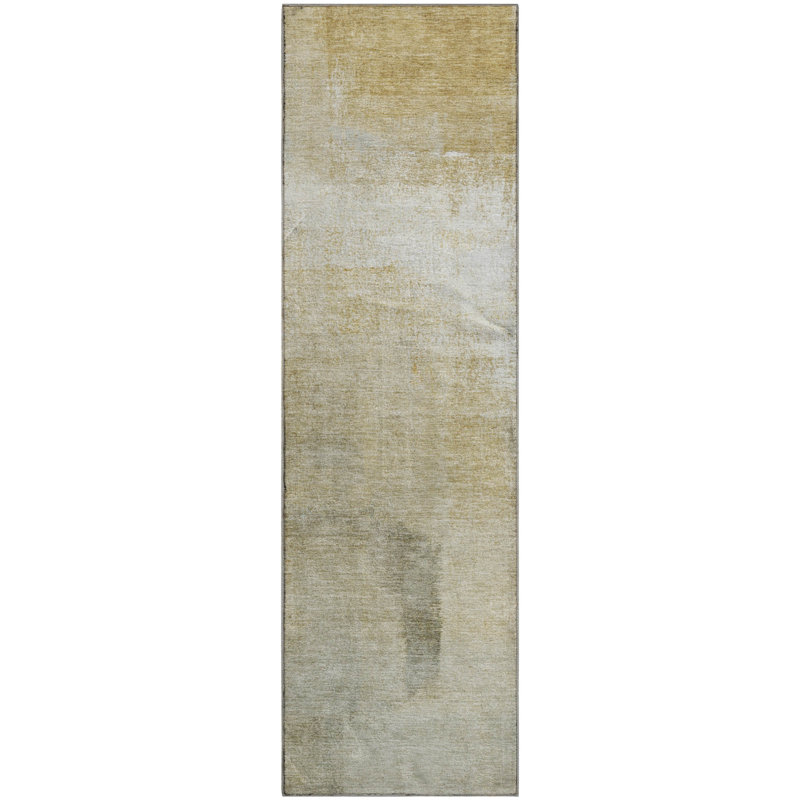 Premium Machine Washable Alijah AMF1276 Stripes Rug, Runner 2'3" x 7'6"
