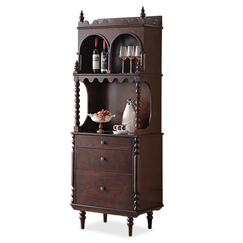 Buffet en bois de noyer massif