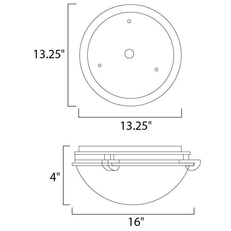 Irinka Glass Flush Mount, Marble/Oil Rubbed Bronze
