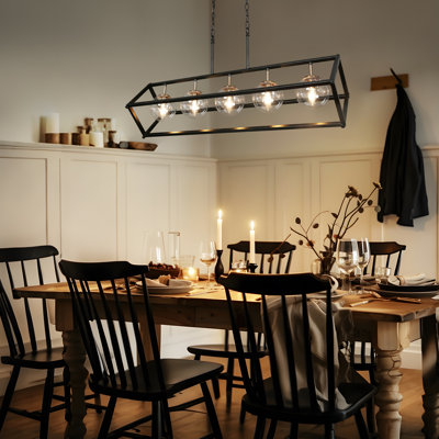 Mansurah 5-Light 41.5'' Kitchen Island Rectangle Pendant