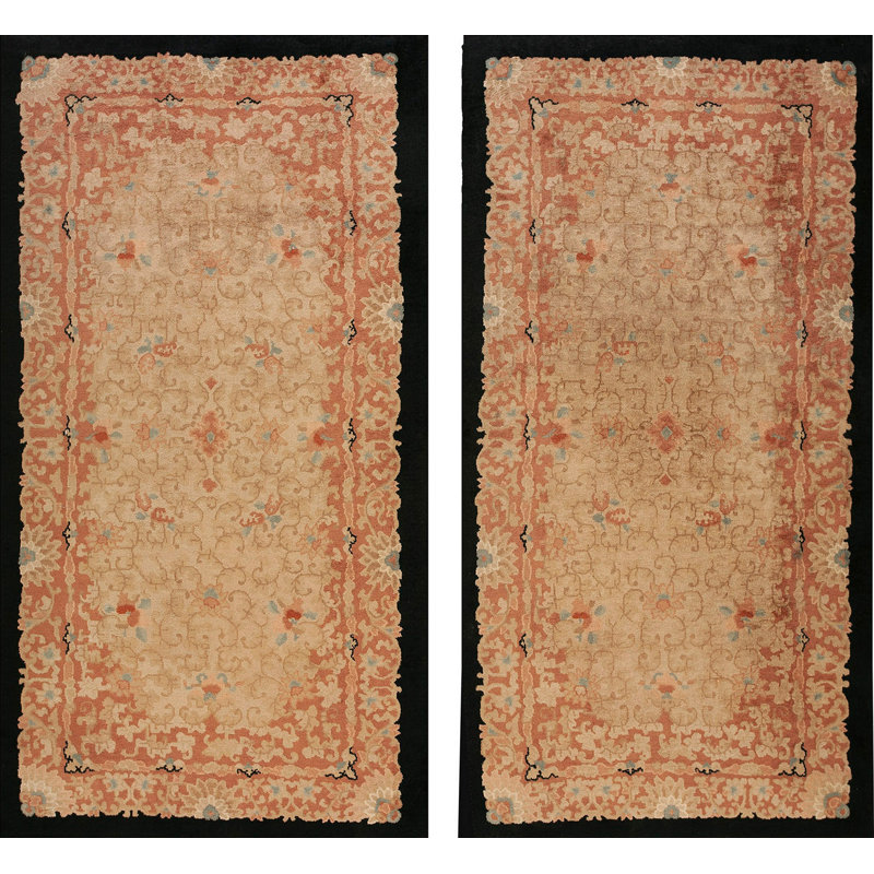 Hand Knotted Wool Floral Area Rug