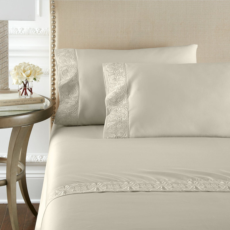 Ariane Sheet Set, Linen, Cal.King Sheet Set + 2 Pillowcases