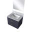 Meuble-lavabo simple 24 po X P 18 po P, comptoir en acrylique et Miroir-1452939008