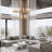 24-lights Chandelier,wagon Wheel Chandelier With Glass Shade-1142235920