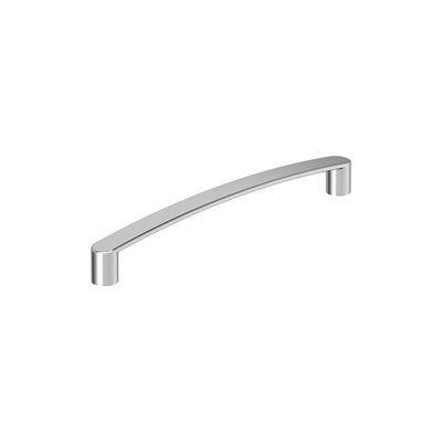 Rift 6-5/16 inch (160mm) Centre-to-Centre Polished Chrome Cabinet Pull - 25 Pack