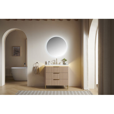Meuble-lavabo de salle de bain 36 po avec lavabo Amara