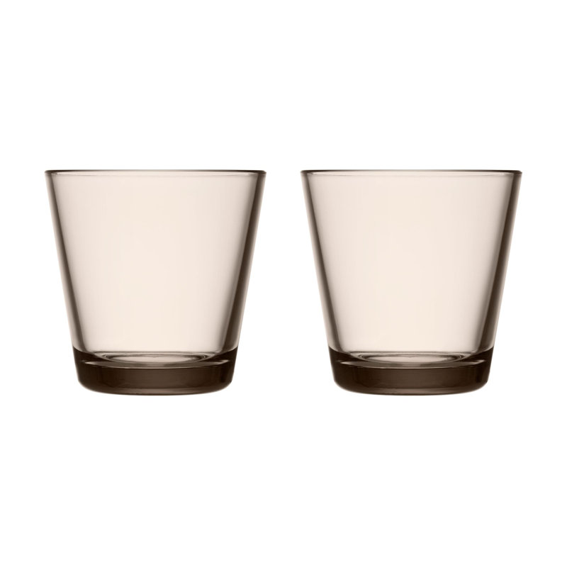 Littala Kartio Drinking Glass, Linen, 6.76 oz.
